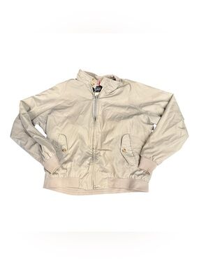 Vintage Woolrich Woman’s Large Plaid Lined Beige Full Jacket 🧥